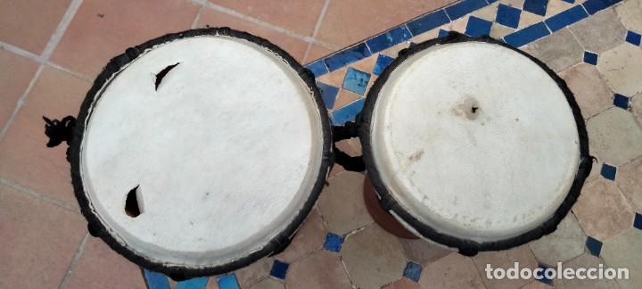 Instrumentos musicales: DOS TIMBALES DECORATIVOS - Foto 5