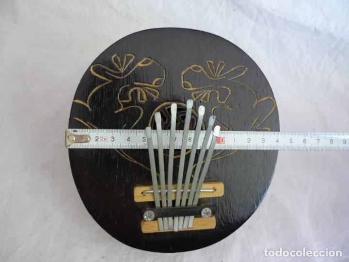 Instrumentos musicales: Kalimba o idi&oacute;fono de 7 teclas, madera de coco - Foto 7