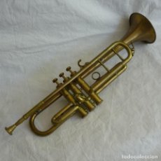 Instrumentos musicales: TROMPETA DE LATÓN DE PISTONES