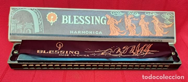 Instrumentos musicales: Arm&oacute;nica Blessing con su caja original - Foto 1
