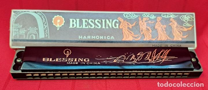 Instrumentos musicales: Arm&oacute;nica Blessing con su caja original - Foto 5