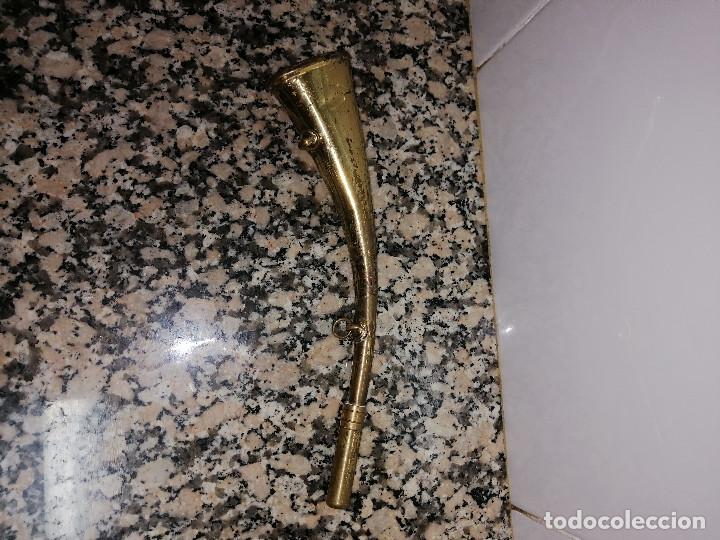 Instrumentos musicales: ANTIGUA TROMPETA CORNETA - Foto 2