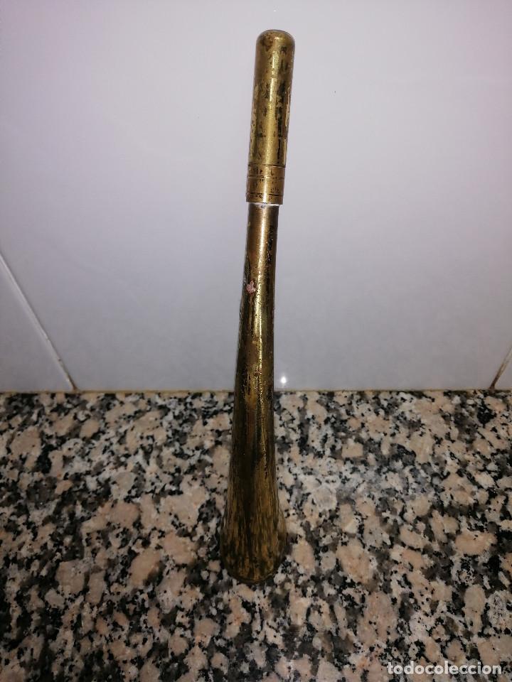 Instrumentos musicales: ANTIGUA TROMPETA CORNETA - Foto 3