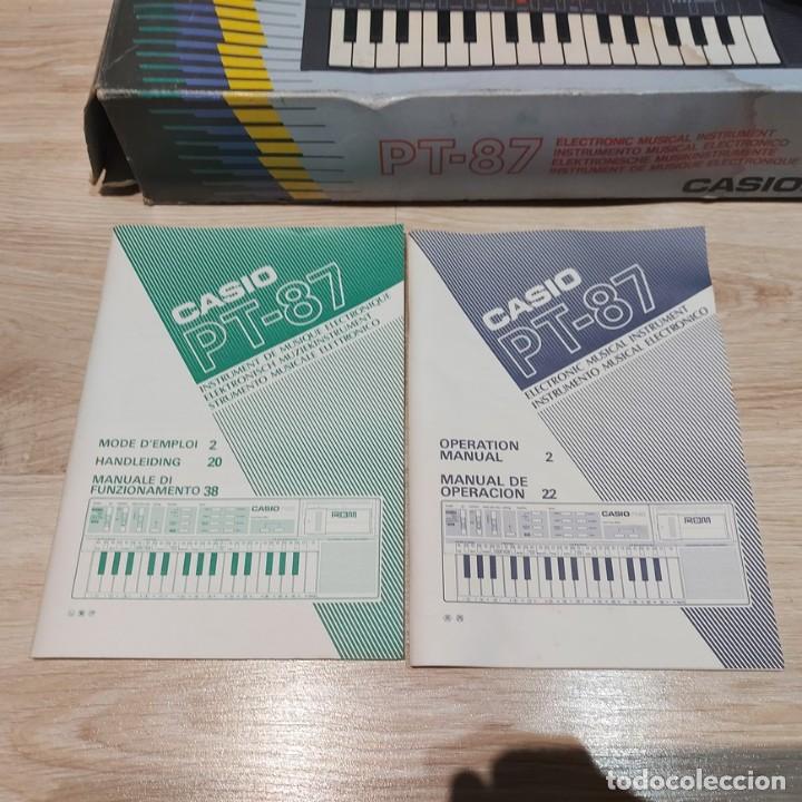 Instrumentos musicales: CAJA Y MANUALES ORIGINALES PARA CASIO PT-87 - Foto 8