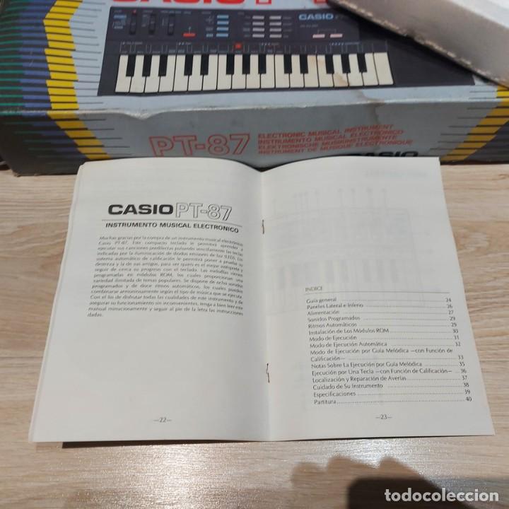 Instrumentos musicales: CAJA Y MANUALES ORIGINALES PARA CASIO PT-87 - Foto 10