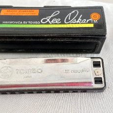 Instrumentos musicales: ARMONICA. LEE OSKAR BY TOMBO. G. 1ST G, 2ND D. MAJOR DIATONIC. MADE IN JAPAN. HARMONICA.. Lote 364415261