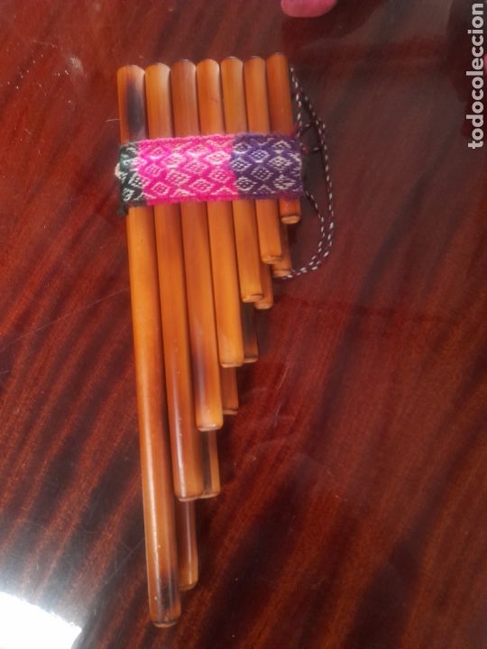 Instrumentos musicales: Flauta de pan andina, 30x10cm - Foto 2