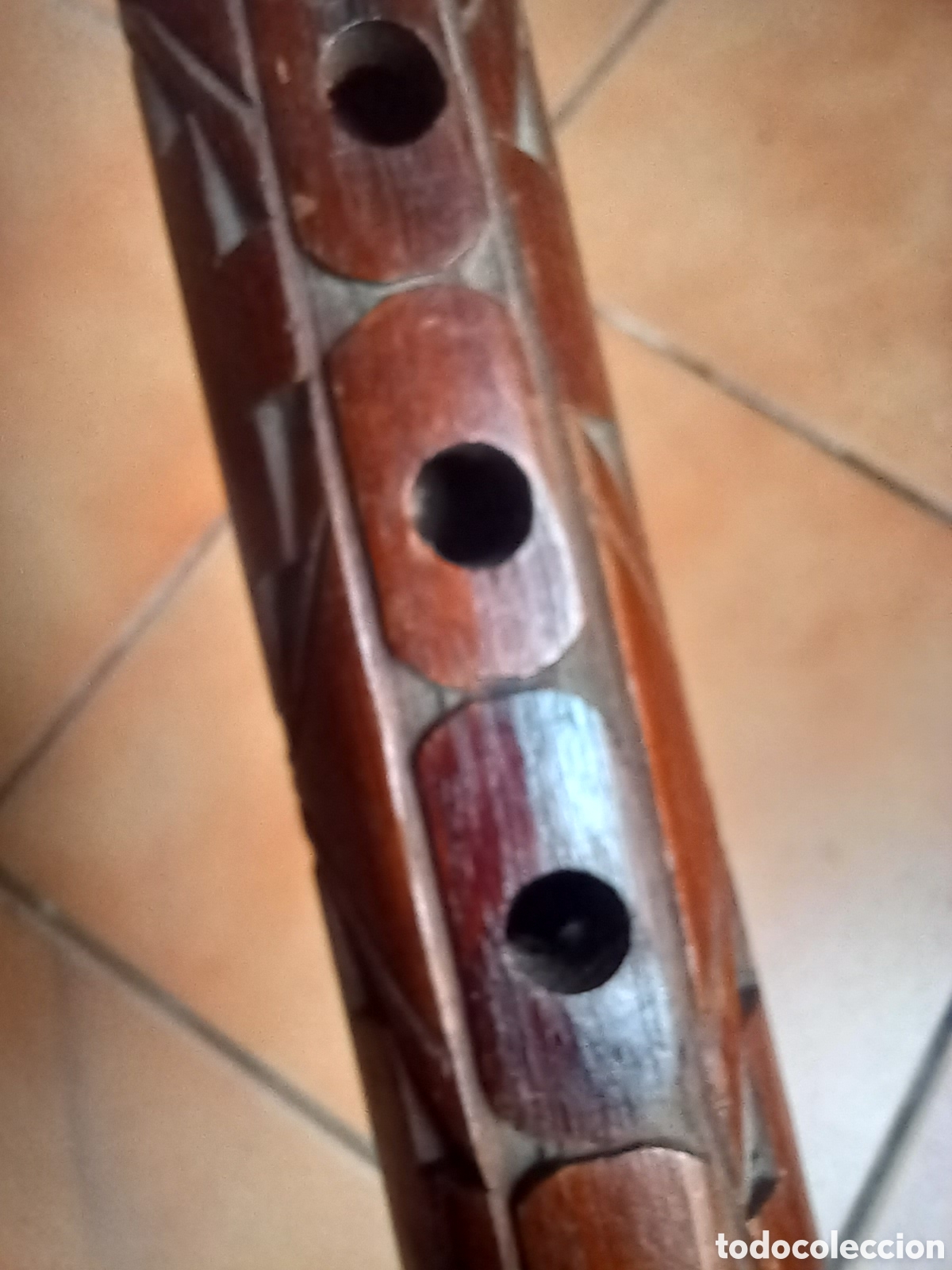 Instrumentos musicales: ESPECIE DE FLAUTA MOTIVOS MAYA - Foto 10