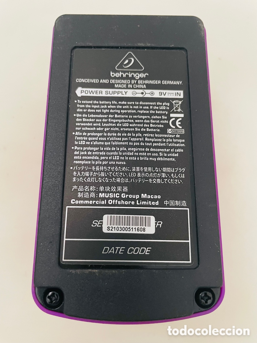 Instrumentos musicales: Behringer OD 300 Overdrive Distortion - Foto 9