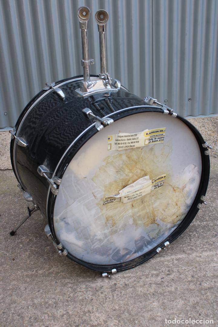 Instrumentos musicales: bombo Deep Bateria acustica negra - Foto 3