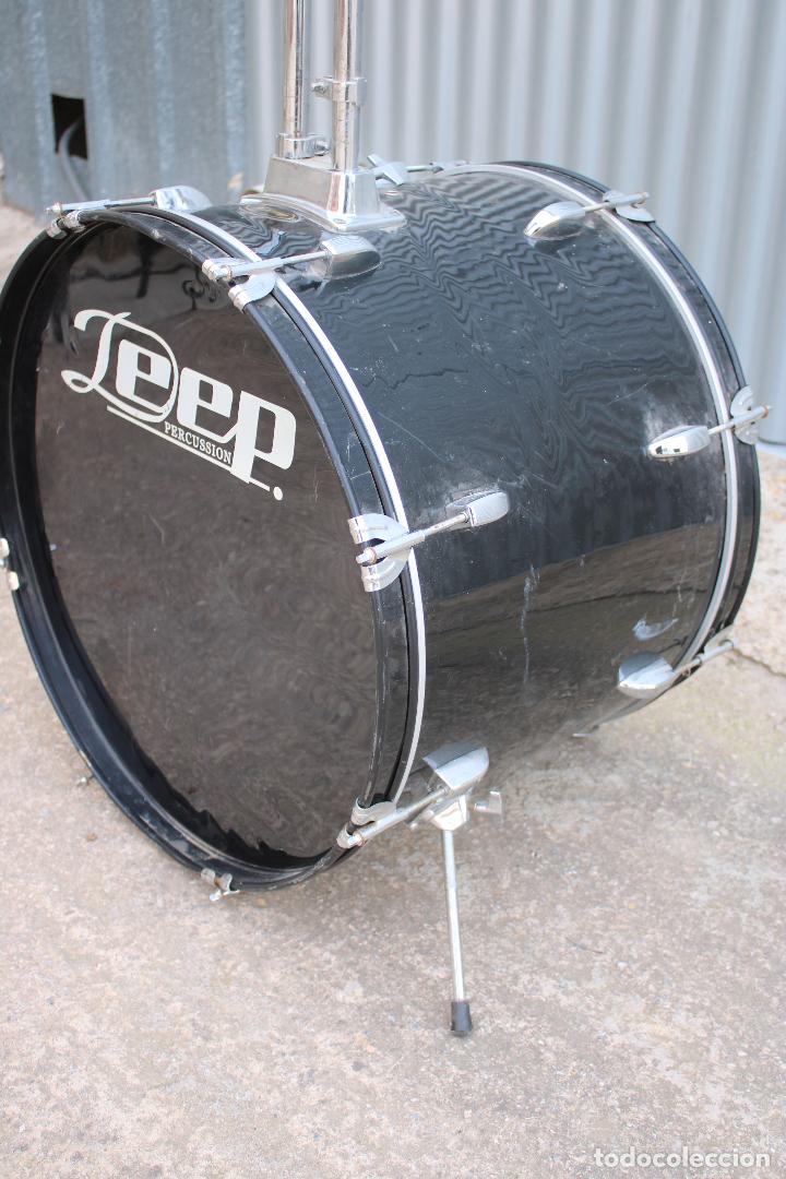 Instrumentos musicales: bombo Deep Bateria acustica negra - Foto 4
