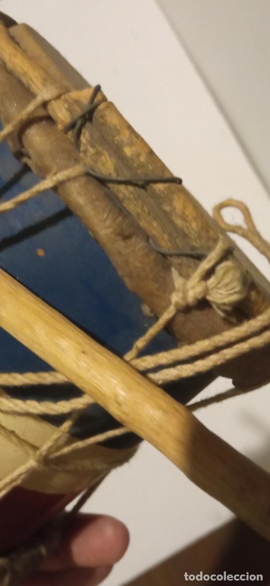 Instrumentos musicales: peque&ntilde;o tambor artesanal - Foto 4