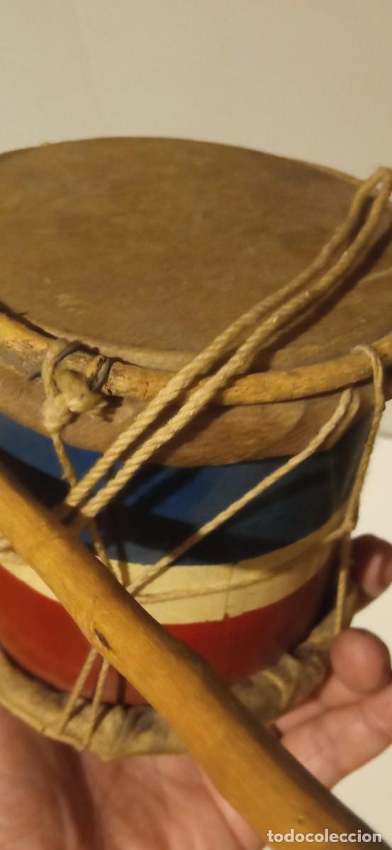 Instrumentos musicales: peque&ntilde;o tambor artesanal - Foto 5