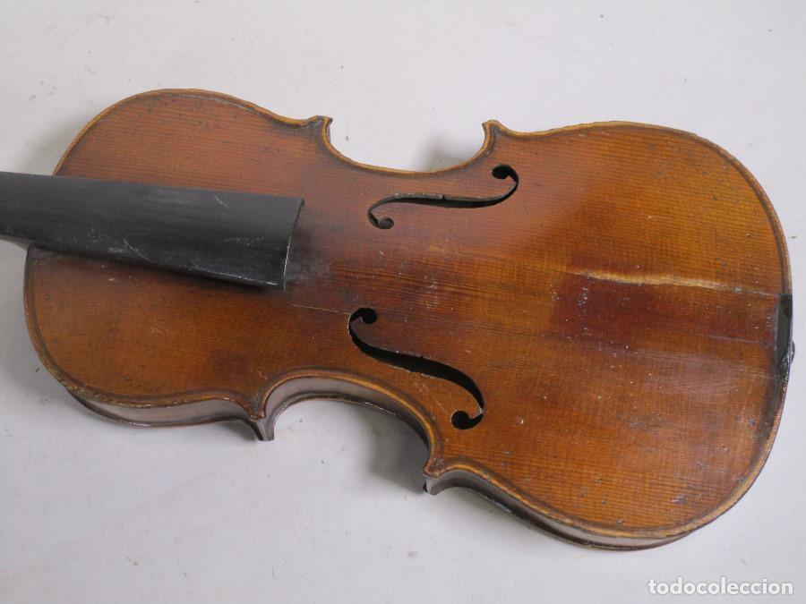 Instrumentos musicales: Muy antiguo violin 1)2 de 52 cm - Foto 7