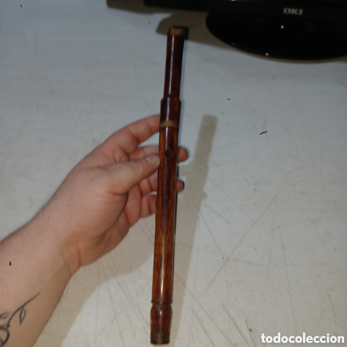 Instrumentos musicales: Flauta artesanal madera y metal - Foto 3