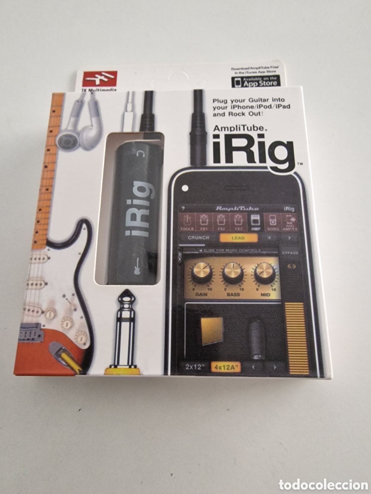 Instrumentos musicales: IK Multimedia iRig AmpliTube Versi&oacute;n Original iPhone Interfaz - Foto 2