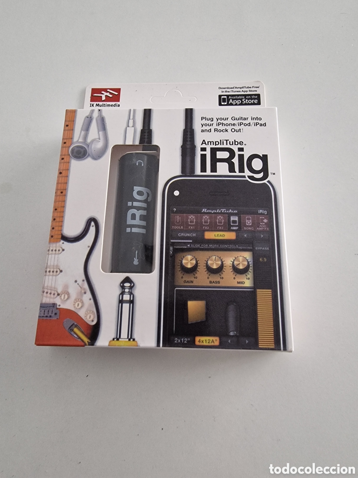Instrumentos musicales: IK Multimedia iRig AmpliTube Versi&oacute;n Original iPhone Interfaz - Foto 4