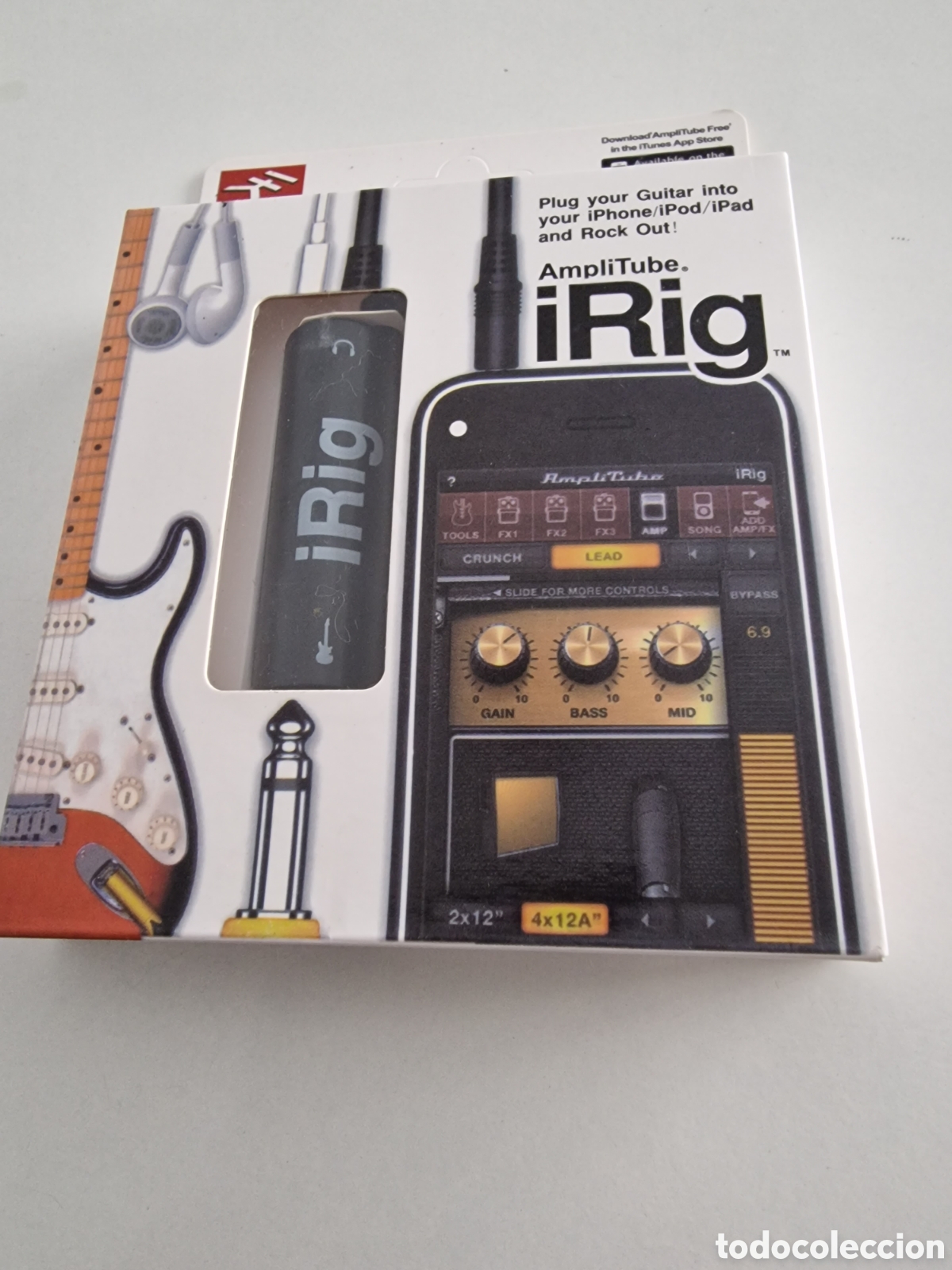 Instrumentos musicales: IK Multimedia iRig AmpliTube Versi&oacute;n Original iPhone Interfaz - Foto 5
