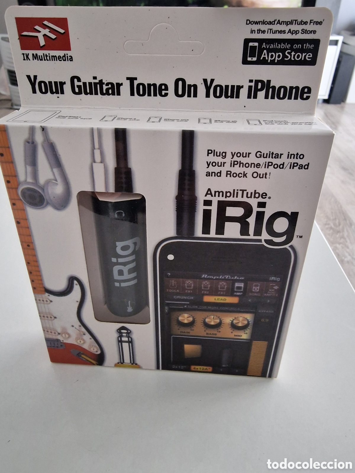 Instrumentos musicales: IK Multimedia iRig AmpliTube Versi&oacute;n Original iPhone Interfaz - Foto 6