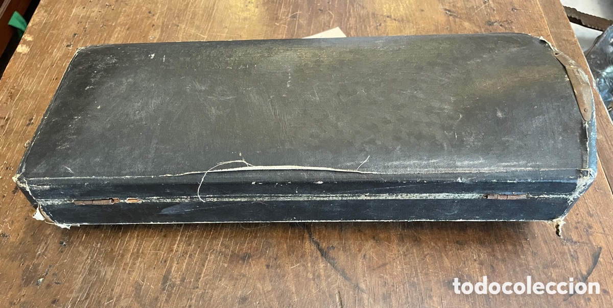 Instrumentos musicales: Clarinete antiguo material ebonite - Foto 4