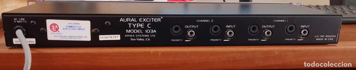 Instrumentos musicales: APHEX - AURAL EXCITER TYPE C MODEL 103A. PORTES GRATIS. - Foto 2
