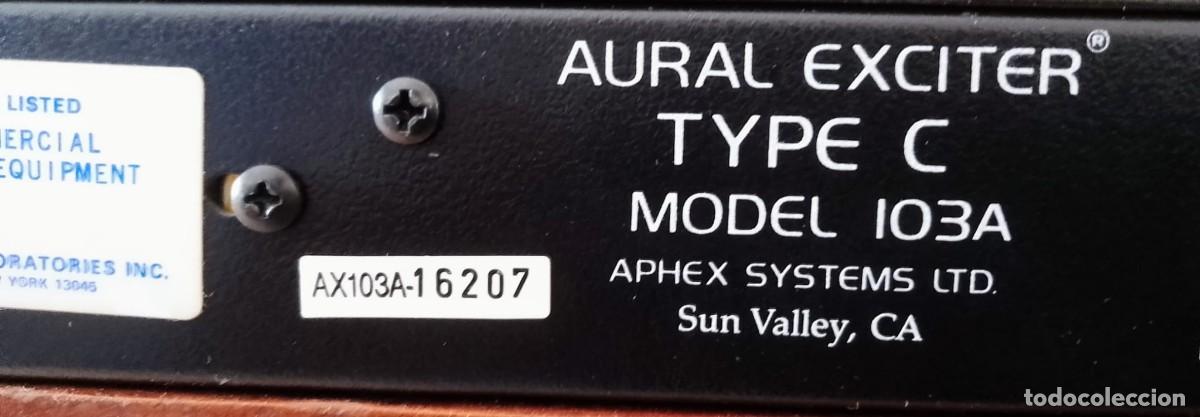 Instrumentos musicales: APHEX - AURAL EXCITER TYPE C MODEL 103A. PORTES GRATIS. - Foto 4
