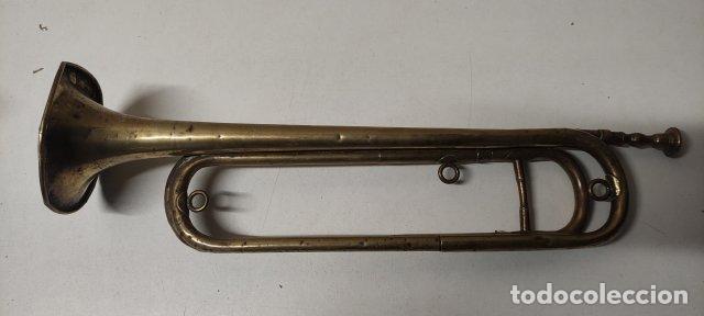 Instrumentos musicales: ANTIGUA CORNETA COUESNON PARIS - Foto 5