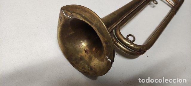 Instrumentos musicales: ANTIGUA CORNETA COUESNON PARIS - Foto 1