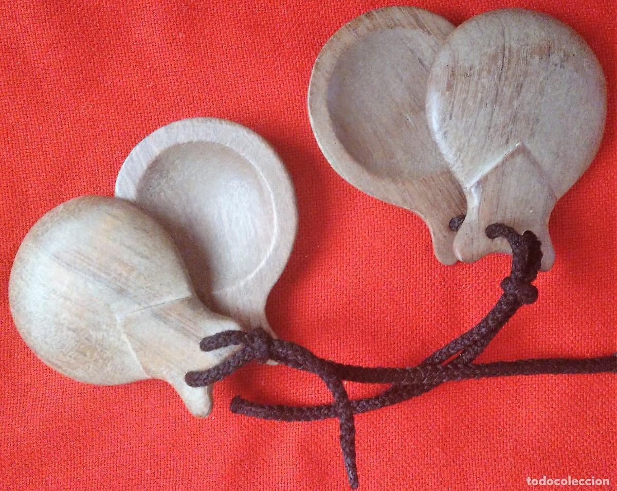 Instrumentos musicales: Casta&ntilde;uelas de madera - Foto 1