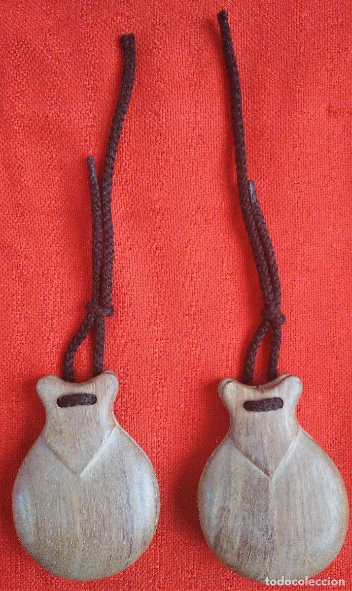 Instrumentos musicales: Casta&ntilde;uelas de madera - Foto 2