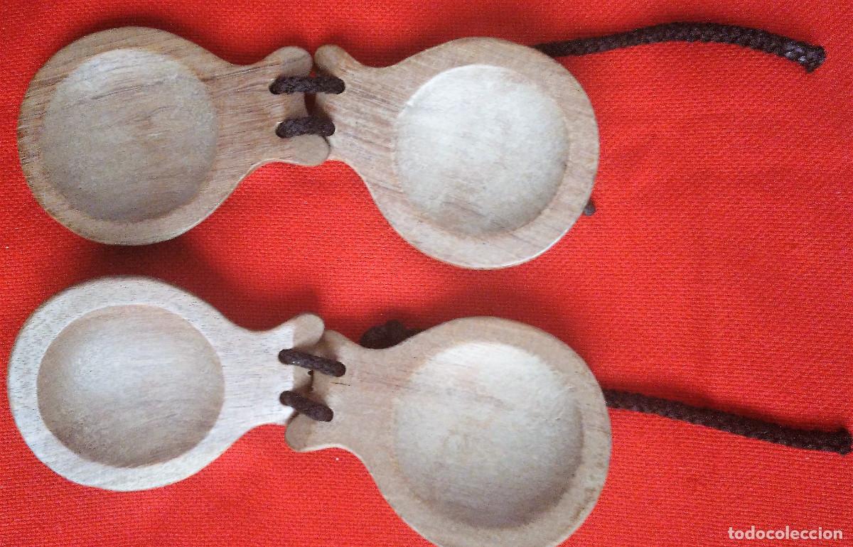 Instrumentos musicales: Casta&ntilde;uelas de madera - Foto 4