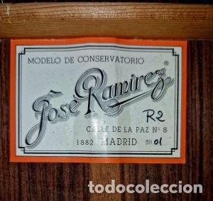 Instrumentos musicales: Jose Ramirez R2 Classical guitar anno 2001 - Foto 8
