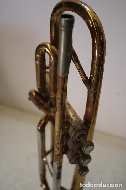 Instrumentos musicales: antigua trompeta inglesa - Foto 20