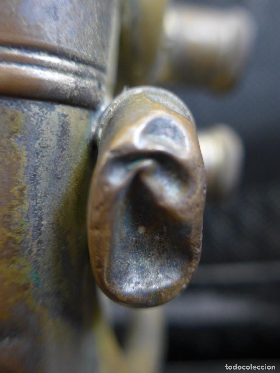 Instrumentos musicales: ANTIGUA CORNETA HONSUY DE DOBLE PISTON - Foto 5