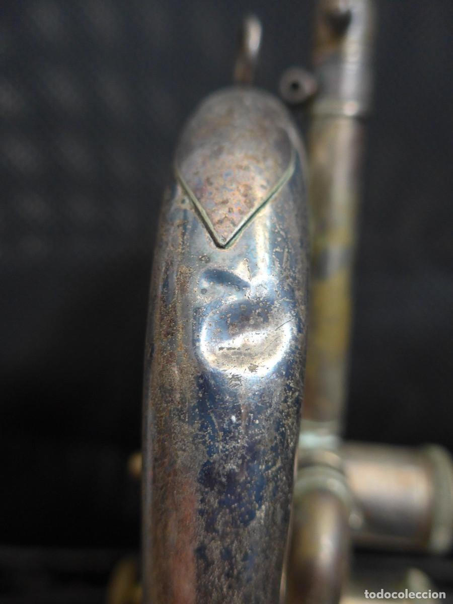 Instrumentos musicales: ANTIGUA CORNETA HONSUY DE DOBLE PISTON - Foto 3