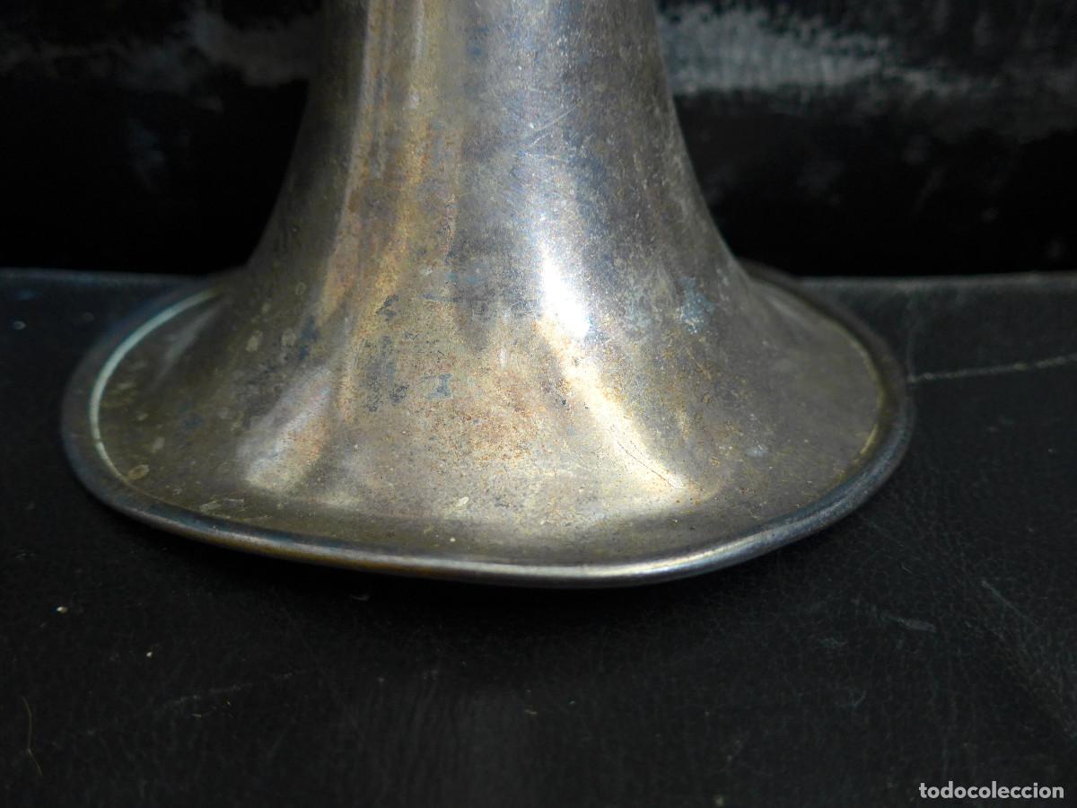 Instrumentos musicales: ANTIGUA CORNETA HONSUY DE DOBLE PISTON - Foto 7