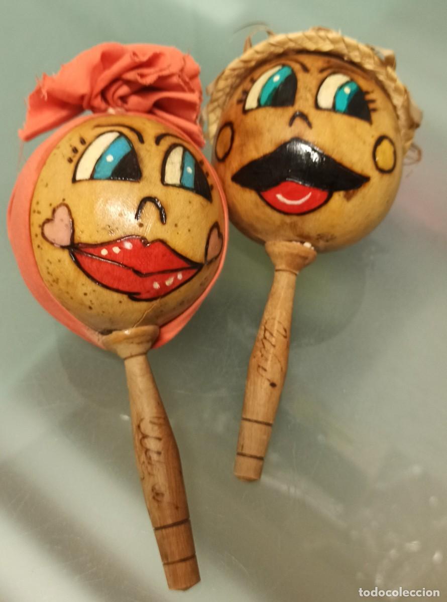 Instrumentos musicales: Maracas Recuerdo Cuba - Foto 1