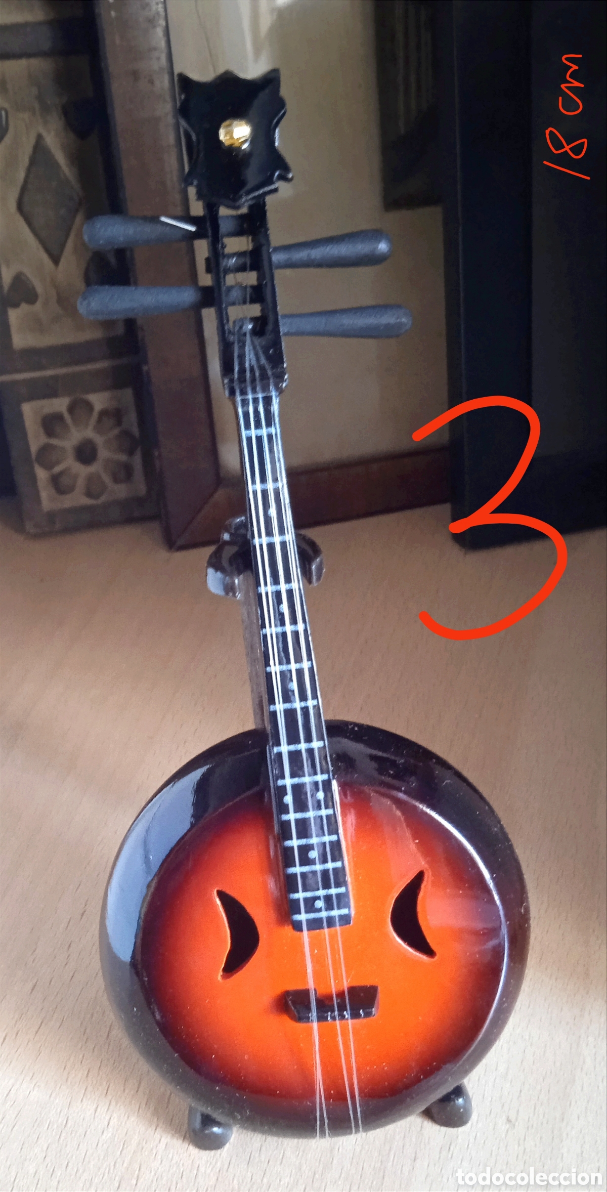 Instrumentos musicales: La&uacute;d instrumento musical madera y miniatura - Foto 3
