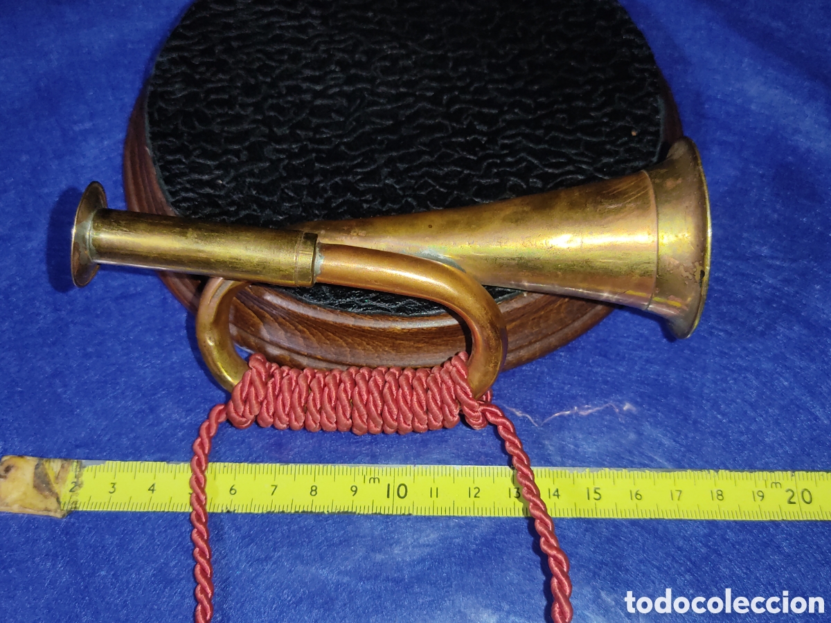 Instrumentos musicales: Corneta de cobre y lat&oacute;n. - Foto 2
