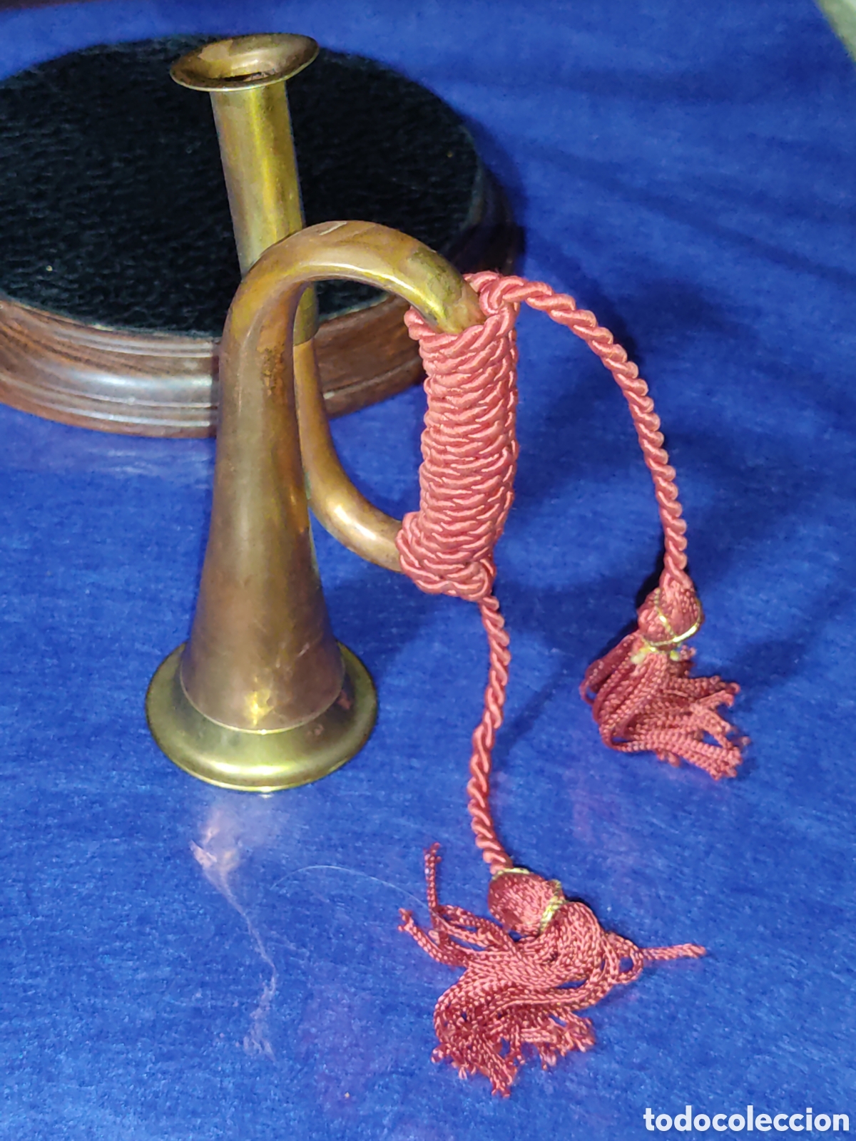 Instrumentos musicales: Corneta de cobre y lat&oacute;n. - Foto 3