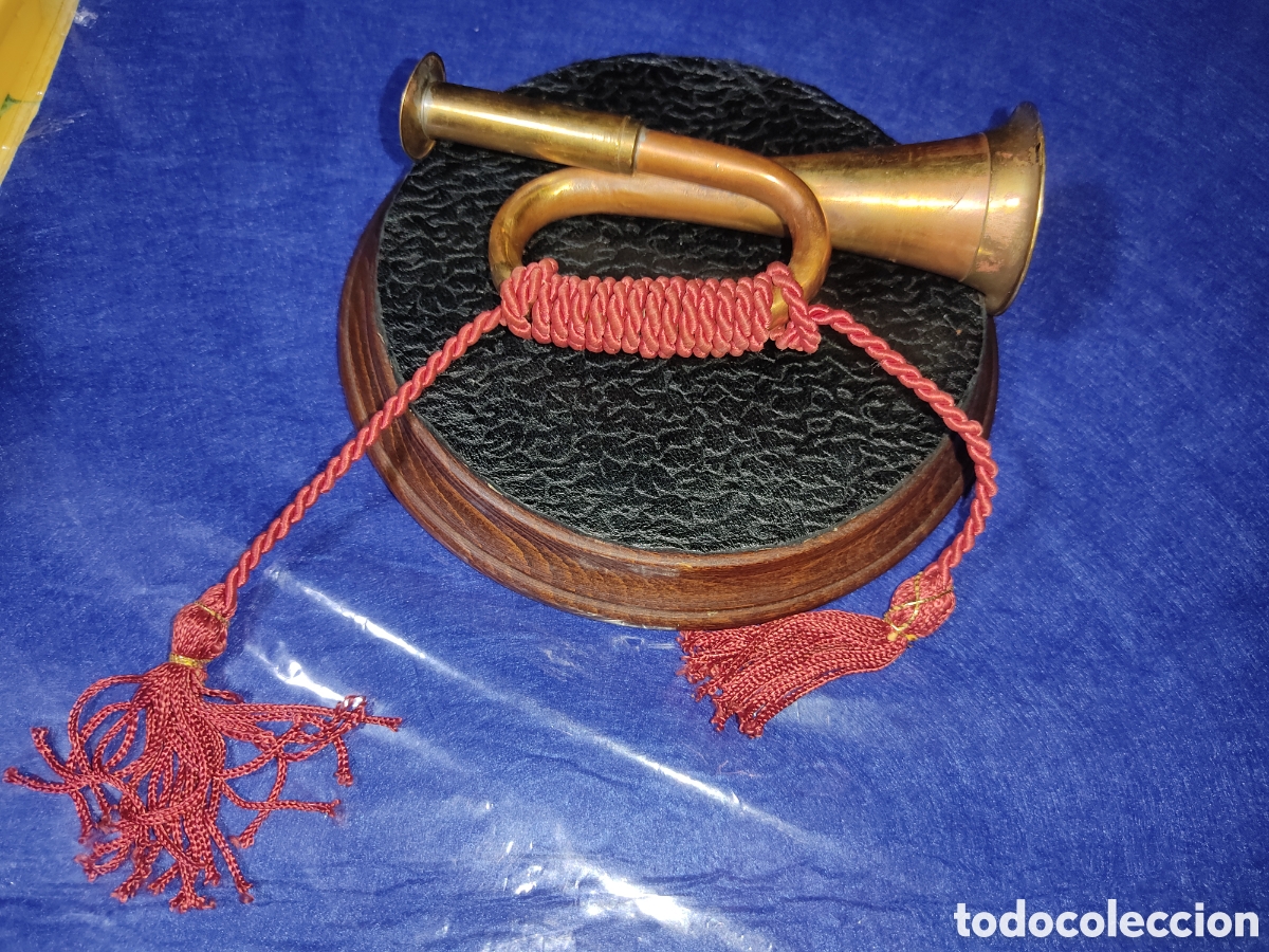 Instrumentos musicales: Corneta de cobre y lat&oacute;n. - Foto 6
