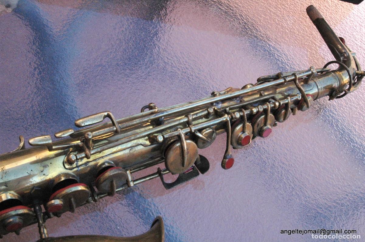 Instrumentos musicales: Saxof&oacute;n alto, Antig&uuml;o, Cl&aacute;sico. - Foto 10