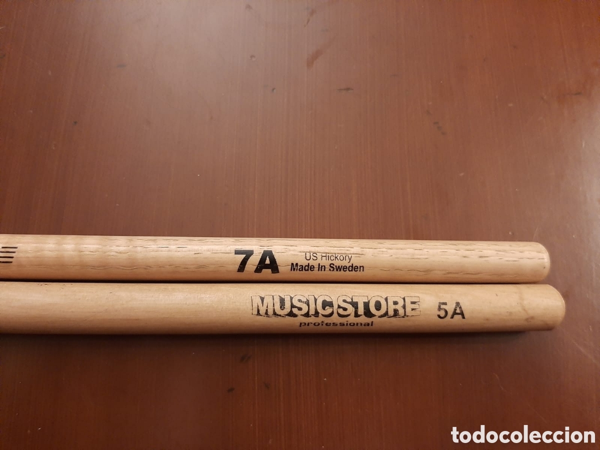 Instrumentos musicales: Dos baqueta 7A 5A - Foto 3