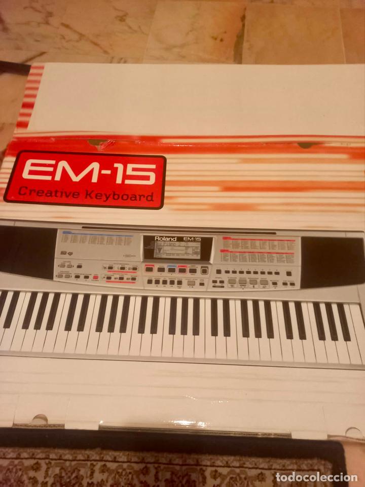 Instrumentos musicales: Teclado electr&oacute;nico Roland EM-15. Creative Keyboard. COMO NUEVO - Foto 3