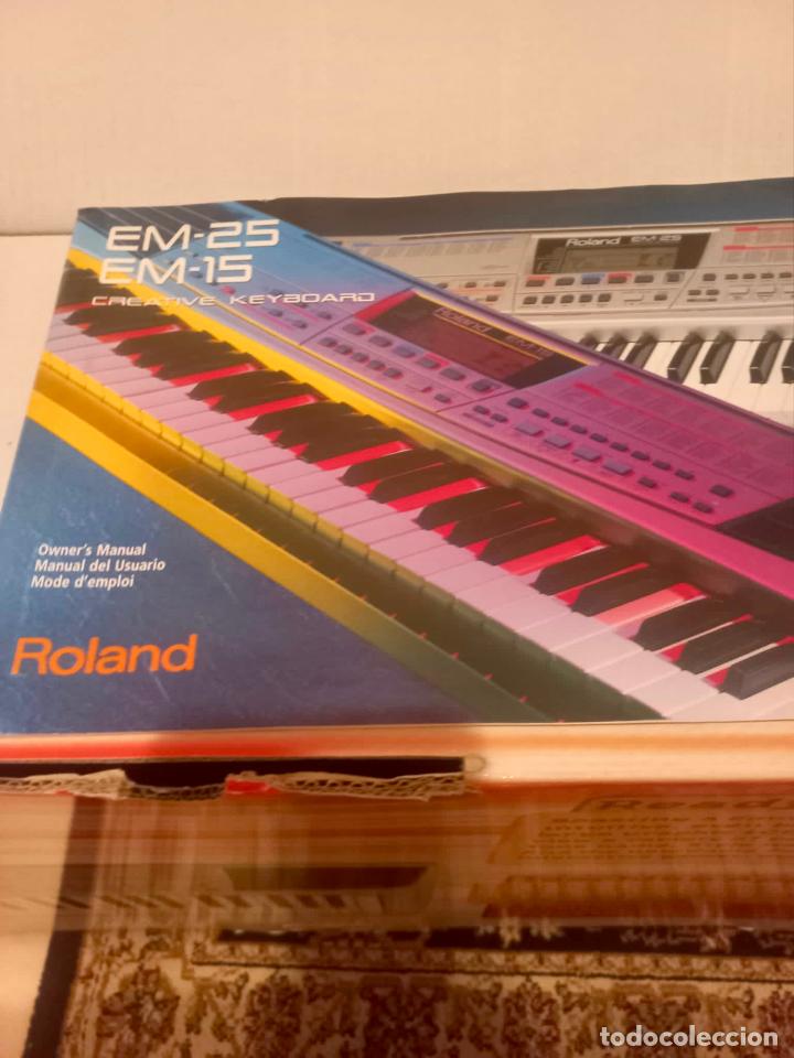 Instrumentos musicales: Teclado electr&oacute;nico Roland EM-15. Creative Keyboard. COMO NUEVO - Foto 4