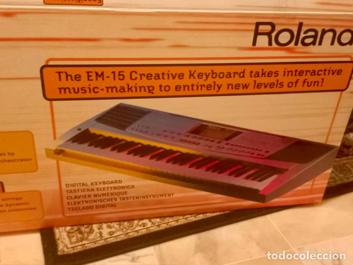 Instrumentos musicales: Teclado electr&oacute;nico Roland EM-15. Creative Keyboard. COMO NUEVO - Foto 5