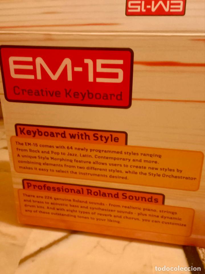 Instrumentos musicales: Teclado electr&oacute;nico Roland EM-15. Creative Keyboard. COMO NUEVO - Foto 7