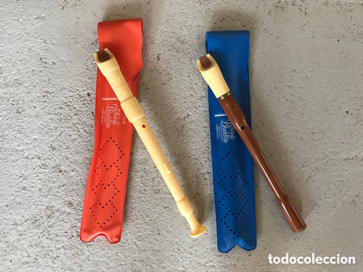 Instrumentos musicales: Flauta Honner. Pareja. Pasta/pl&aacute;stico y madera. - Foto 6