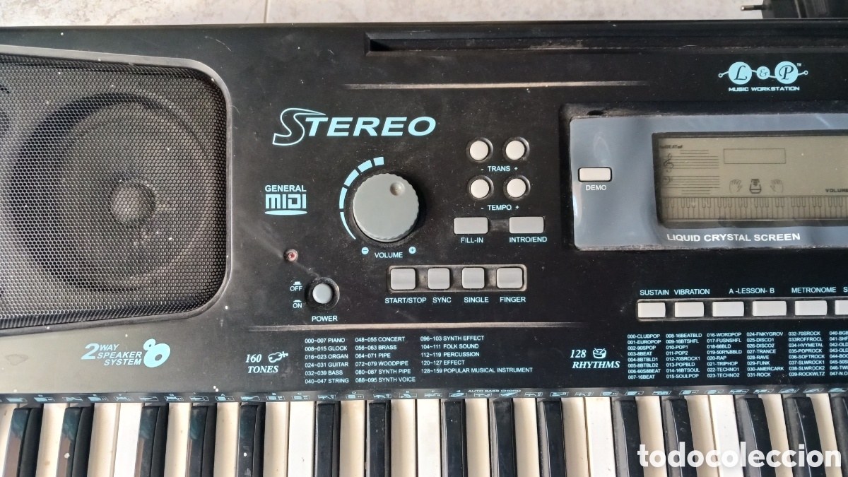 Instrumentos musicales: Teclado electr&oacute;nico stereo LP-6160 A - Foto 4