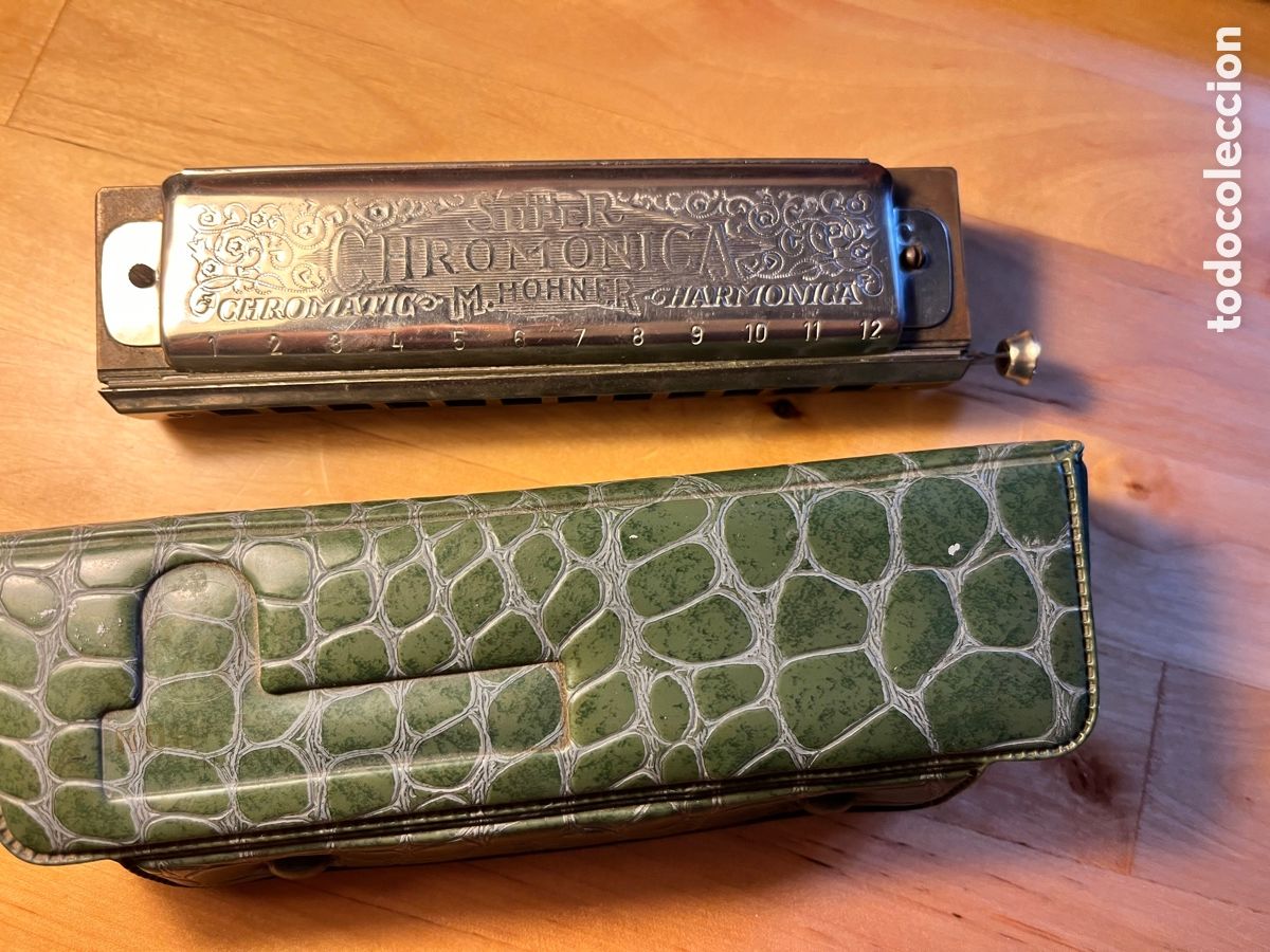 Instrumentos musicales: SUPER HARMONICA HOHNER CHROMATIC - Foto 1